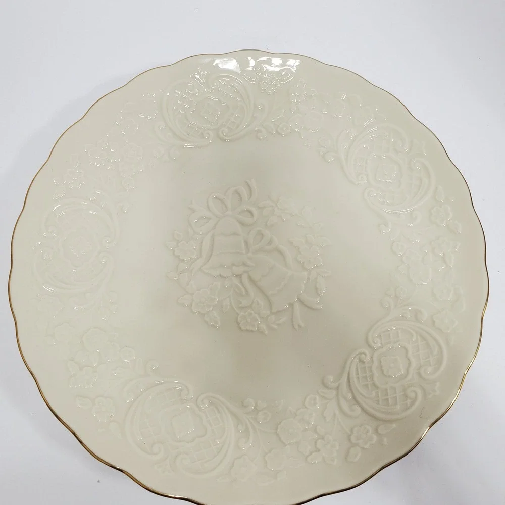 Lenox Wedding Promises Marriage Plate Ivory 12.5